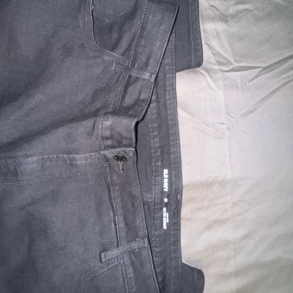 Old Navy Black High Rise Jeans Sturdy Cotton Blend